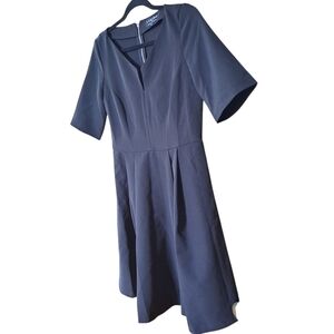 Lancôme Elegant Black Fit & Flare Dress – Size 38 (US 6)